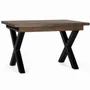 Tables Salle à Manger - Table à manger extensible bois de manguier et pieds métal - GINER Y COLOMER