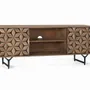 TV stands - TV cabinet with 2 doors and 2 shelves in mango wood - GINER Y COLOMER