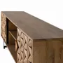 TV stands - TV cabinet with 2 doors and 2 shelves in mango wood - GINER Y COLOMER