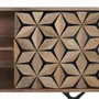 TV stands - TV cabinet with 2 doors and 2 shelves in mango wood - GINER Y COLOMER