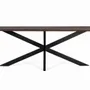 Tables Salle à Manger - Table à manger en bois d'acacia et pieds en métal 230 cm - GINER Y COLOMER