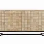 Sideboards - Hand-carved and handcrafted mango wood sideboard, 180 cm - GINER Y COLOMER