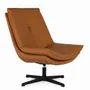 Armchairs - Swivel armchair covered in synthetic leather and padding - GINER Y COLOMER