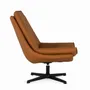 Armchairs - Swivel armchair covered in synthetic leather and padding - GINER Y COLOMER