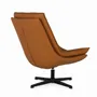 Armchairs - Swivel armchair covered in synthetic leather and padding - GINER Y COLOMER