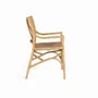 Chairs - Set of 2 rattan chairs with bamboo frame - GINER Y COLOMER