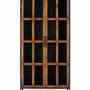 Wardrobe - 2-door display case in mango wood and metal structure - GINER Y COLOMER