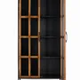 Wardrobe - 2-door display case in mango wood and metal structure - GINER Y COLOMER