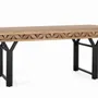 Tables Salle à Manger - Table à manger rectangulaire en bois de manguier 200 cm - GINER Y COLOMER