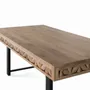 Tables Salle à Manger - Table à manger rectangulaire en bois de manguier 200 cm - GINER Y COLOMER