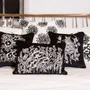 Fabric cushions - 'Meadow' Velvet Cushion Cover, 50x35cm - SHAKU
