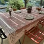 Linge de table textile - Nappes coton imprimées au tampon de bois, 160 x 250 cm - MAISON LILO