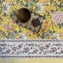 Linge de table textile - Nappes coton imprimées au tampon de bois, 160 x 250 cm - MAISON LILO