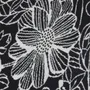 Fabric cushions - 'Floral Figment' Wool Cushion, 50x50cm - SHAKU