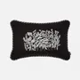 Fabric cushions - 'Meadow' Hand Embroidered Italian Cushion, 50 x 35 cm - SHAKU