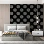 Wallpaper - Dahlia Black Wallpaper - SHAKU