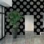 Wallpaper - Dahlia Black Wallpaper - SHAKU