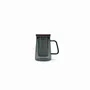 Mugs - Mug 58cl with glass filter and lid grey Luma - S|P COLLECTION