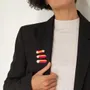 Children's apparel - Prisma Pin Small – Geometric Hair & Style Accessory for Everyday Flair - PAMELA COROMOTO