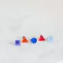 Children's apparel - Basic Mini / Best-Selling Set of 5 Upcycled Earrings for all ages - PAMELA COROMOTO