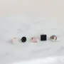 Children's apparel - Basic Mini / Best-Selling Set of 5 Upcycled Earrings for all ages - PAMELA COROMOTO