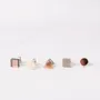 Children's apparel - Basic Mini / Best-Selling Set of 5 Upcycled Earrings for all ages - PAMELA COROMOTO