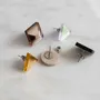 Jewelry - BASIC / Everyday Icons – Upcycled Geometric Stud Earrings - PAMELA COROMOTO