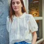 Apparel - AMBER BLOUSE Ecru lace - POUDRE ORGANIC