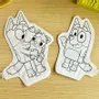 Produits sous licence  - 2 coloriages gonflables - Bluey & Bingo - ARA-CREATIVE