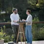 Autres tables - Table haute plateau granite dorée - Triplette - Diamètre 60cm - C'EST BIEN FAIT