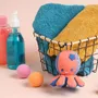 Accessoires pour bain enfants - Éponge de Bain - Pieuvre - 8 cm - LUDI