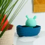 Accessoires pour bain enfants - Bateau de Bain - Silicone - Lapin à Ventouse - LUDI