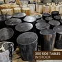 Unique pieces - Petrified Wood side tables - XYLEIA PETRIFIED WOOD