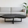 Office furniture and storage - Black petrified wood coffee tables - XYLEIA PETRIFIED WOOD