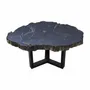 Office furniture and storage - Black petrified wood coffee tables - XYLEIA PETRIFIED WOOD