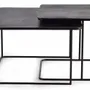 Coffee tables - Coffee table with bronze top and metal legs - GINER Y COLOMER