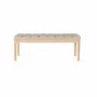 Wardrobe - Natural pine and beige fabric bench - GINER Y COLOMER