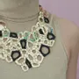 Jewelry - Voronoi Statement Necklace – Sculptural Elegance in Motion - PAMELA COROMOTO