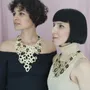 Jewelry - Voronoi Statement Necklace – Sculptural Elegance in Motion - PAMELA COROMOTO
