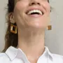 Jewelry - VOID Earrings – Minimal, Reversible, Zero Waste Design - PAMELA COROMOTO