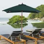 Parasols - Parasol rectangulaire inclinable dim. 2L x 1,5l x 2,3H m - AOSOM BUSINESS