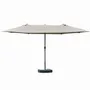 Parasols - Parasol de jardin XXL manivelle acier polyester haute densité - AOSOM BUSINESS