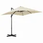 Parasols - Parasol déporté carré inclinable dim. 2,45L x 2,45l x 2,45H m - AOSOM BUSINESS