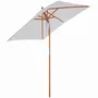 Lawn armchairs - Rectangular tilting parasol dim. 2L x 1.5W x 2.3H m - AOSOM BUSINESS