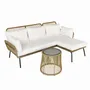 Lawn sofas - 4-person colonial-style corner garden furniture set in woven resin - AOSOM BUSINESS