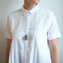 Jewelry - Dexel Necklace / Constructivist-Inspired pendant with sculptural lines - PAMELA COROMOTO