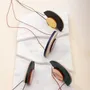 Bijoux - Blok Necklace – Reversible pendant with bold minimalist design - PAMELA COROMOTO