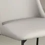 Chairs - Light grey leatherette chair - ANGEL CERDÁ