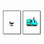 Affiches - DUOS D'AFFICHES SHOPS AND DOGS - Quand les chiens tiennent boutique - FERE