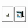 Affiches - DUOS D'AFFICHES SHOPS AND DOGS - Quand les chiens tiennent boutique - FERE